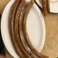 4 churros with sugar  at El Moro in Mexico City