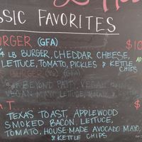 Vegan option not available today. at City House in St Paul