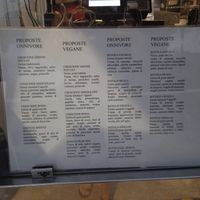 Menu parziale at Boutique Della Piadina in Bertinoro