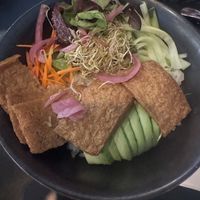 Bijou Bowl with tofu  at Fin-Two Japanese Ale House in Knoxville