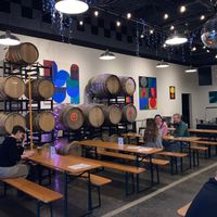 Inside seating at Silo Food Truck in Ithaca