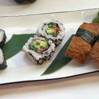 Veg sushi selection   at Okome - Byres Road in Glasgow