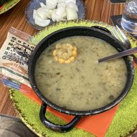 Watercress soup  at Tasca Restaurante El Carraca in La Gomera