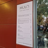Menu at MOLO in Hannover