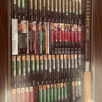 A la carte menu  at Jyoti in Sapporo