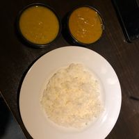 vegan curry and dal curry at Jyoti in Sapporo