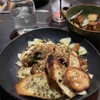 Kale and butternut pasta  at Vegan A.F. in Brattleboro