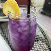 Purple Haze mocktail  at Vegan A.F. in Brattleboro
