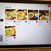 Veggie main dishes at Pho Hut & Grill in Escondido