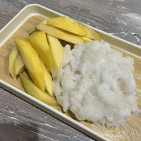 mango sticky rice (not the best lol)  at Pho Hut & Grill in Escondido