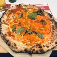 Caprese vegan pizza  at Sag Pizza in Sag Harbor