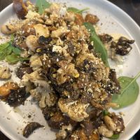 Sautéed cauliflower, I chose for it to be on gluten free toast & without vegan cheese option. Large portion and delicious!   at Paysanne in Woodend