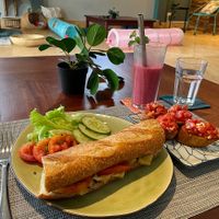   at The Happy Cat - Veggie Cafe-Restaurant in Luang Prabang