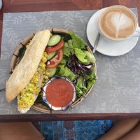   at The Happy Cat - Veggie Cafe-Restaurant in Luang Prabang