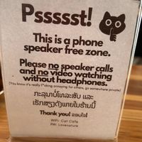   at The Happy Cat - Veggie Cafe-Restaurant in Luang Prabang