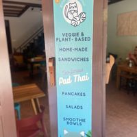   at The Happy Cat - Veggie Cafe-Restaurant in Luang Prabang