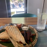   at The Happy Cat - Veggie Cafe-Restaurant in Luang Prabang