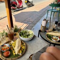   at The Happy Cat - Veggie Cafe-Restaurant in Luang Prabang