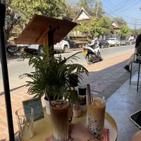   at The Happy Cat - Veggie Cafe-Restaurant in Luang Prabang