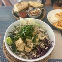   at The Happy Cat - Veggie Cafe-Restaurant in Luang Prabang