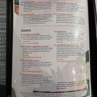 Menu   at The Happy Cat - Veggie Cafe-Restaurant in Luang Prabang