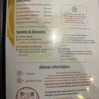 Menu   at The Happy Cat - Veggie Cafe-Restaurant in Luang Prabang