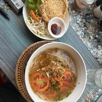 Khao Soi  at The Happy Cat - Veggie Cafe-Restaurant in Luang Prabang