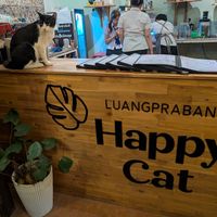  at The Happy Cat - Veggie Cafe-Restaurant in Luang Prabang