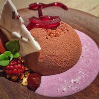 Dessert #2 Chocolate and blueberry goodness   at TIAN Restaurant in Vienna