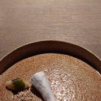 Pastinake und Heidelbeere at TIAN Restaurant in Vienna