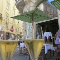 terrace at TIAN Restaurant in Vienna