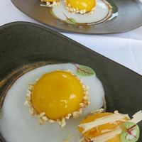 dessert, (not an egg!)  at TIAN Restaurant in Vienna