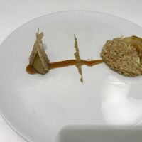 Main course of oats and cabbage variations at TIAN Restaurant in Vienna