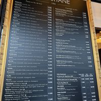 Menu  at La Tartane in Nice
