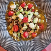 Quinoa salad at Panorama in Lefkada