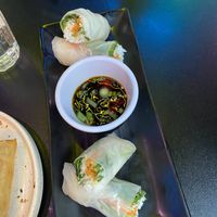  Summer rolls   at Four Wise Monkeys in Bristol
