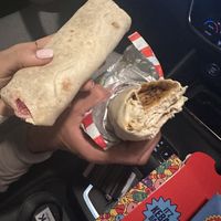 Super small, flat.. and mostly bread. Not much filling    at Kebhouze in Ibiza