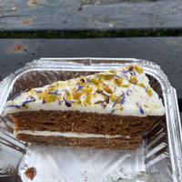 Carrot cake at Déjà Brew in Egremont