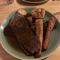 Vegan lamb  at Cow & Oak in Worthing