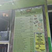 Menu of Prinzen Falafel. at Prinzen Falafel - Kiosk in Berlin