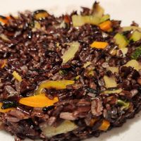 very small rice dish at Pura Vida in Arona