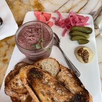 Mushroom lentil pate  at SILVIA in Woodstock