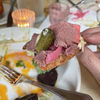Mushroom lentil pate  at SILVIA in Woodstock