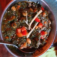 CHHOLE SAAG at Indian Temple in Hamburg