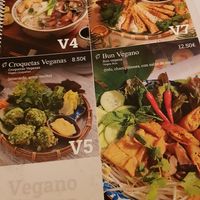 Some vegan dishes at Little Viet in Barcelona