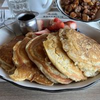 Vegan pancakes  at Phoenicia Diner in Phoenicia
