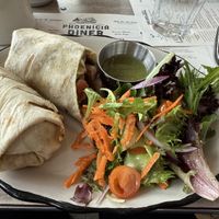 Vegan burrito (very good)   at Phoenicia Diner in Phoenicia