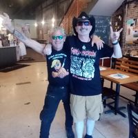 Friends for more than forty years meet in Nashville for the first time in more than twelve years to check out some music. at Frothy Monkey  in Nashville