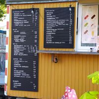 menu at Café Steinchen in Munich