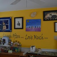 Kitchen decorations at Ginger Cat B&B. at The Ginger Cat B&B in Rock Stream